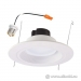 Halo 6-in White Baffle Recessed Lighting Trim